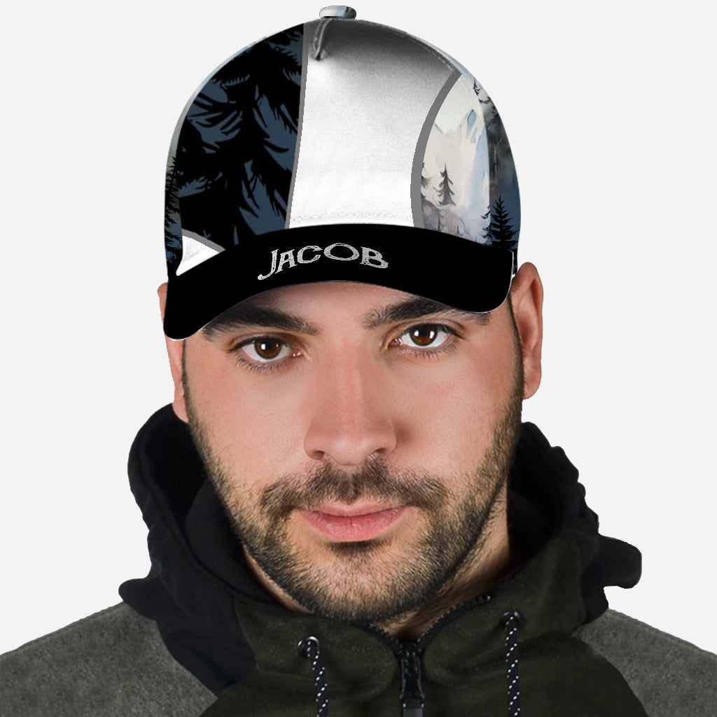 Awesome wolf - Personalized Wolf Classic Cap