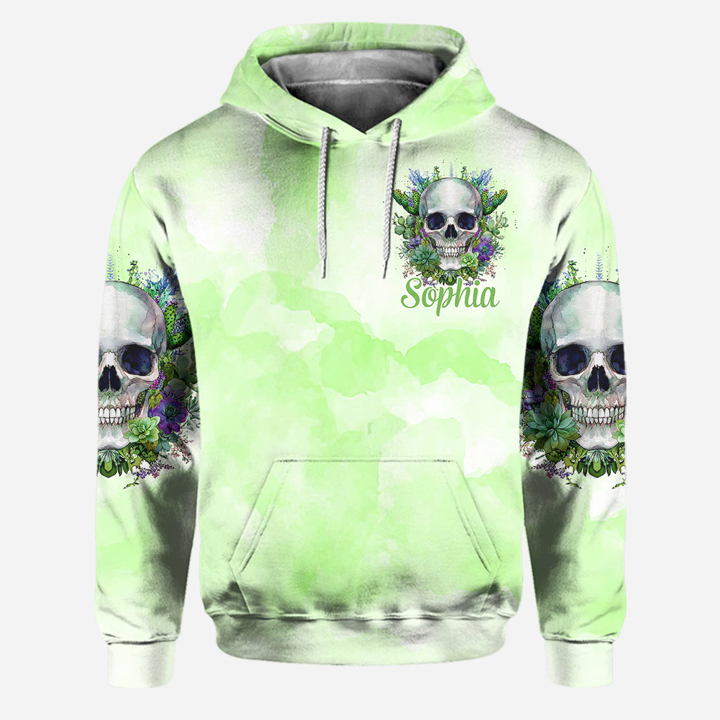 I Don't Give A Fucculent - Personalized Gardening Hoodie and Leggings