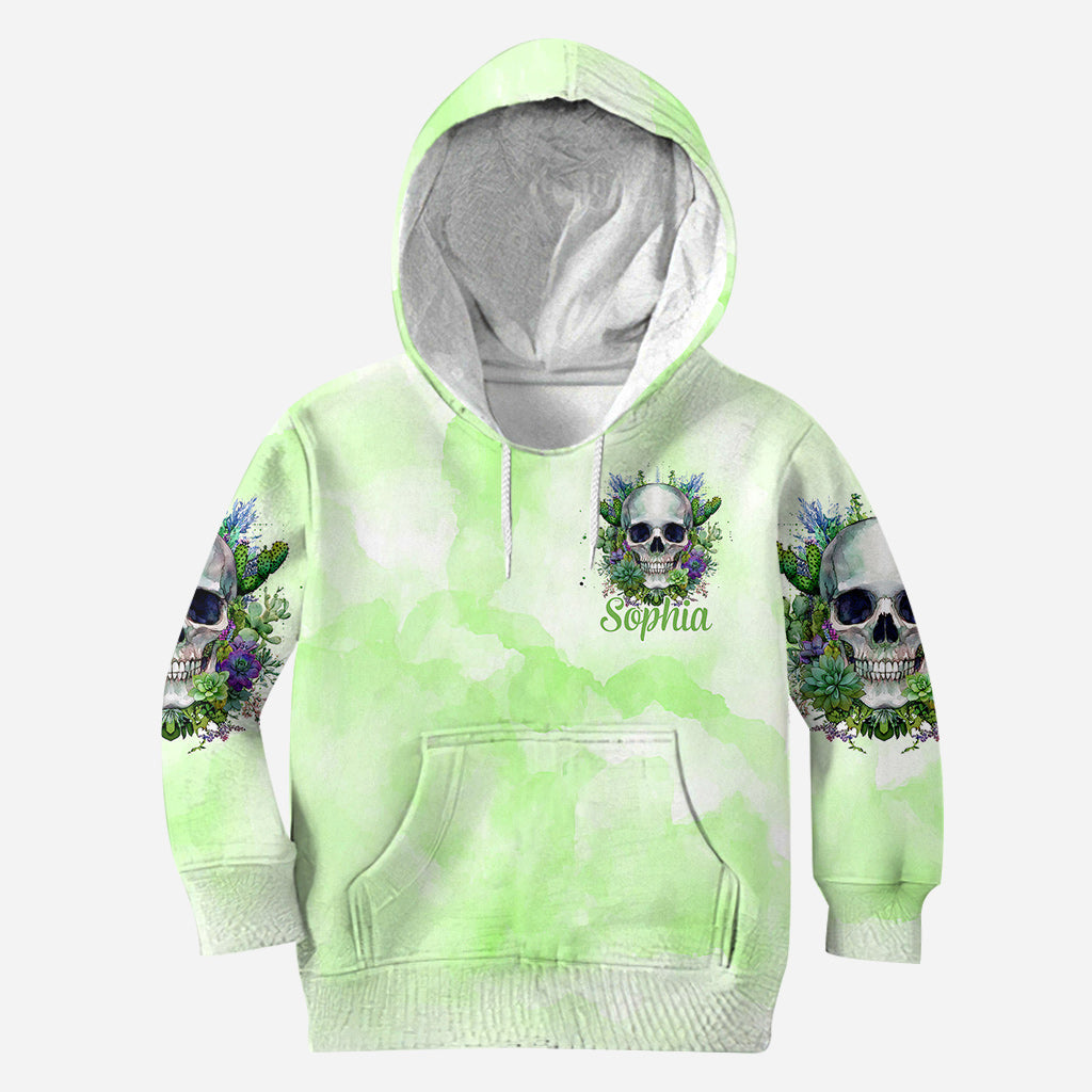 I Don't Give A Fucculent - Personalized Gardening Hoodie and Leggings