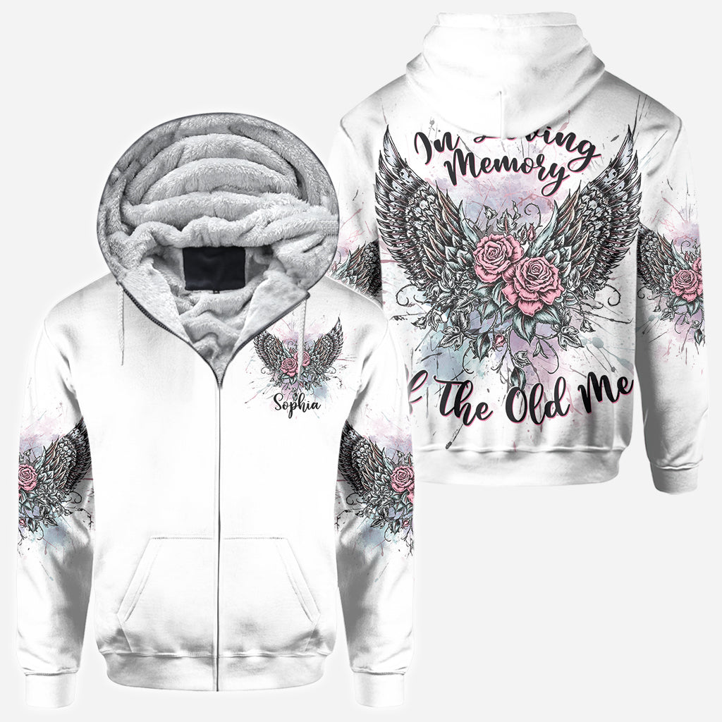 In Loving Memory Of The Old Me - Personalized Skull All Over Shirt