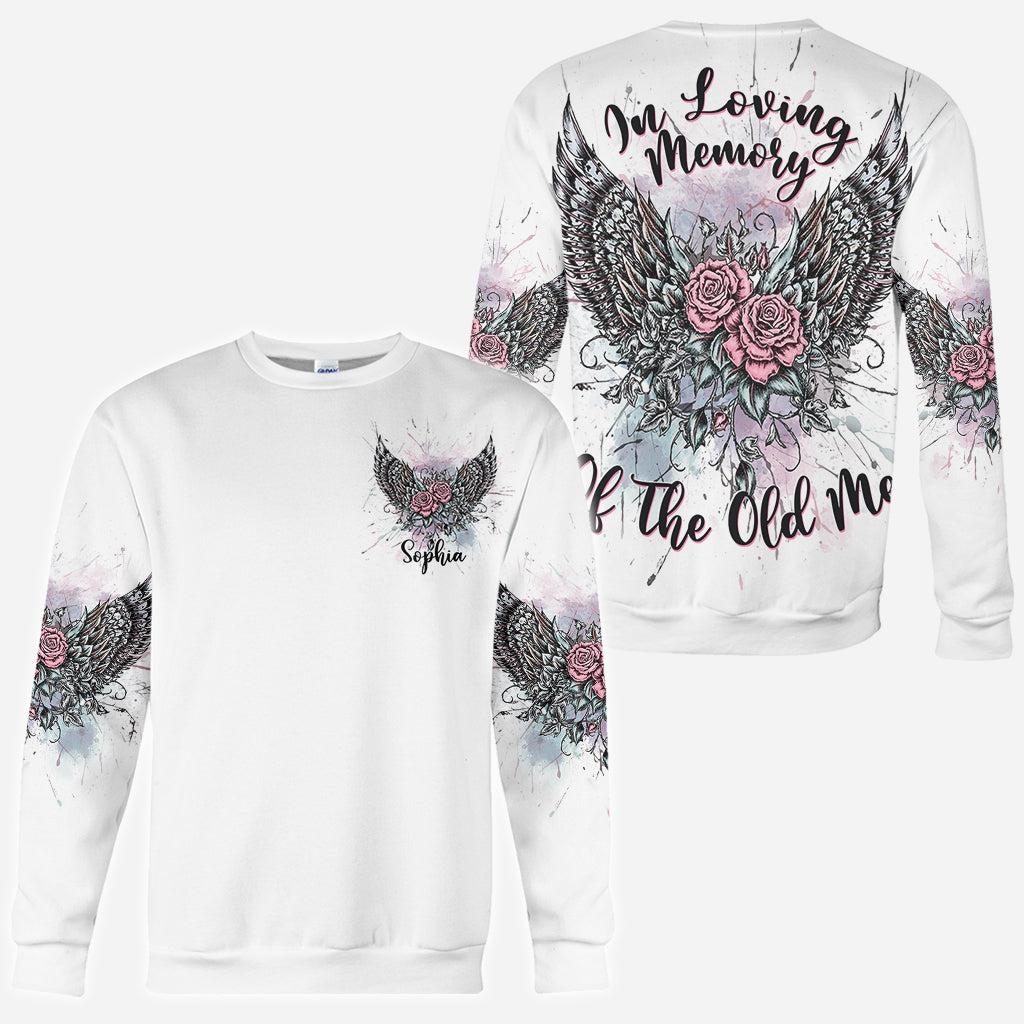 In Loving Memory Of The Old Me - Personalized Skull All Over Shirt