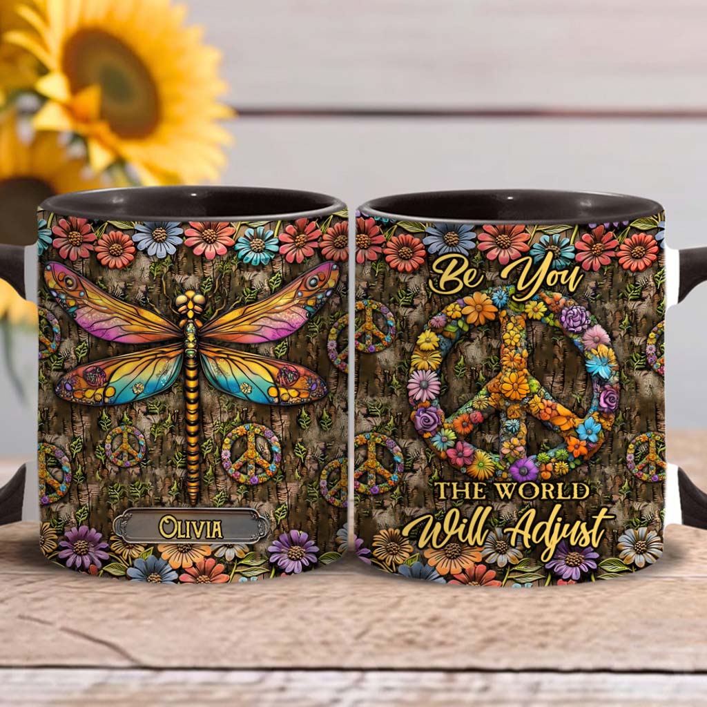 Hippie Lovers - Personalized Hippie Accent Mug
