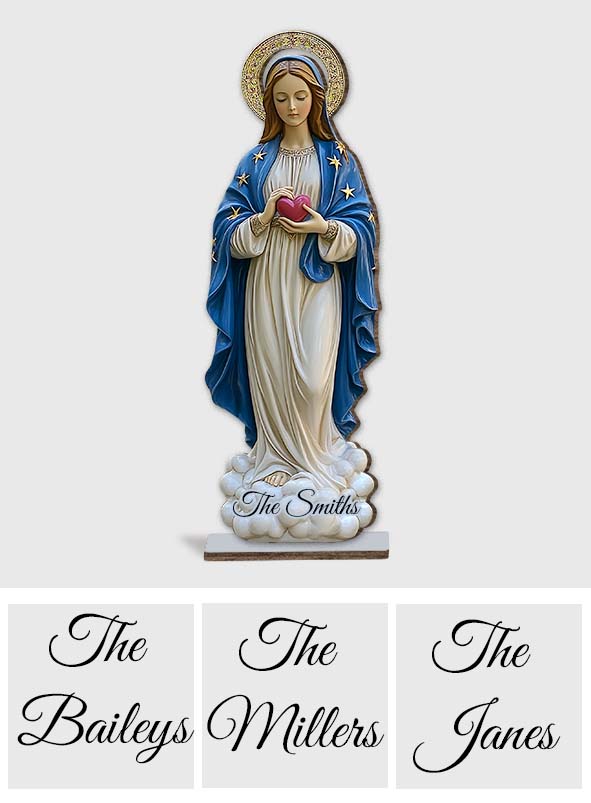 Hier kommt die Gnade – Personalisierte christliche 1-lagige große freistehende