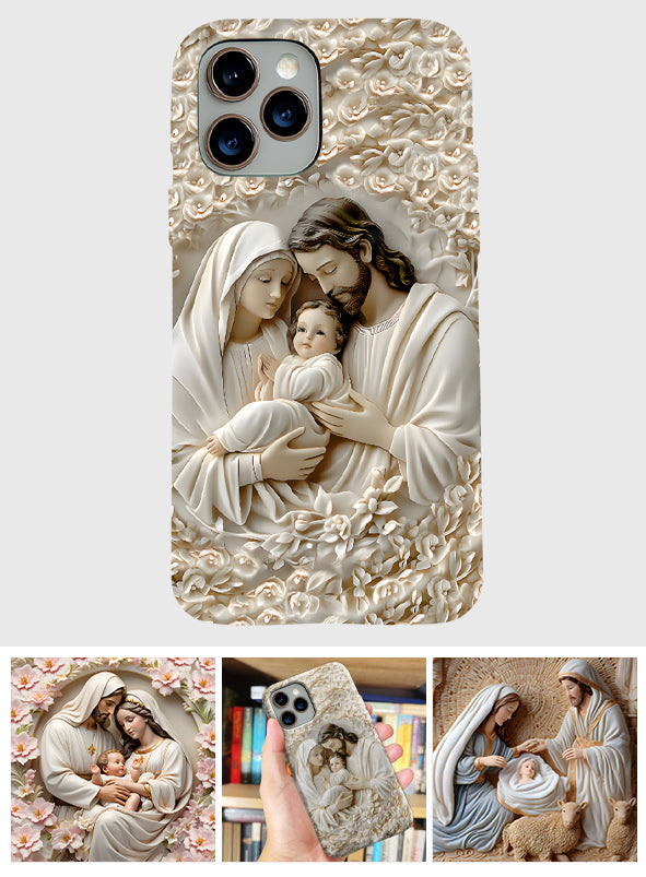 The Holy Family - Personalized Christian Full Print Phone Case