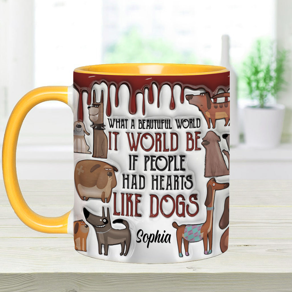 These Dogs - Personalized Dog Accent Mug