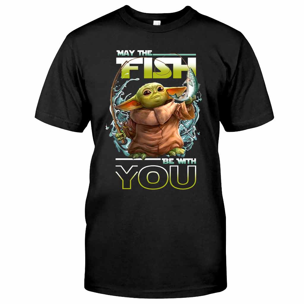 Möge der Fisch mit dir sein – Angel-T-Shirt und Hoodie