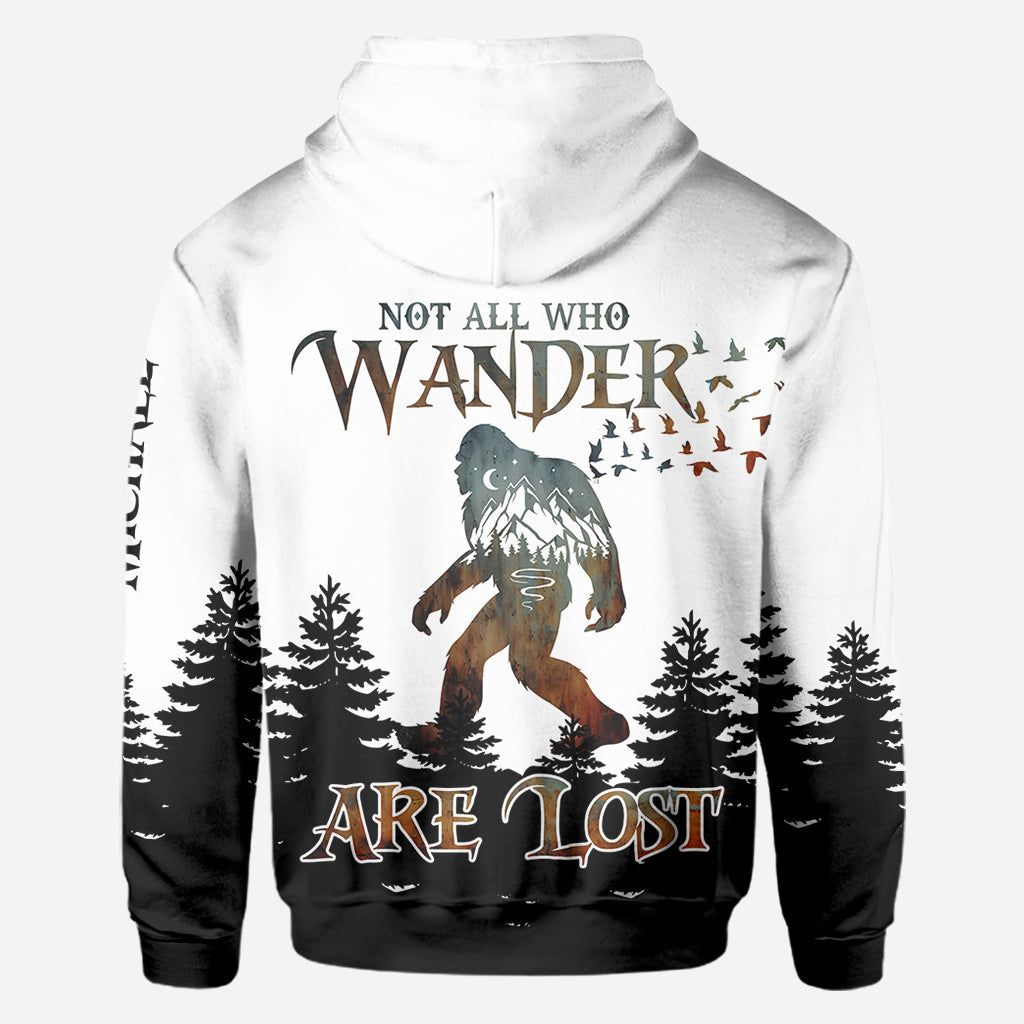 Not All Those Who Wander Are Lost - Personalized Camping All Over Shirt