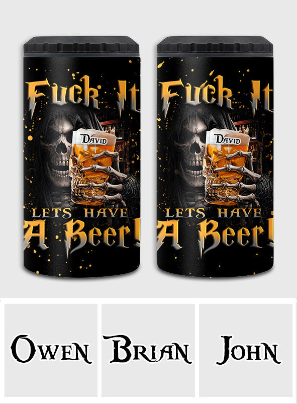 Let's Have A Beer - Personalized Beer Can Cooler