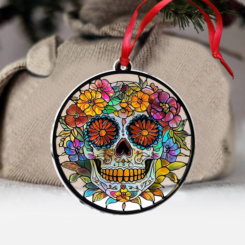 Stunning Skull - Personalized Skull Ornament
