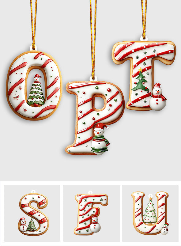 Christmas Cake Family Friends Coworkers - Personalized Family Ornament