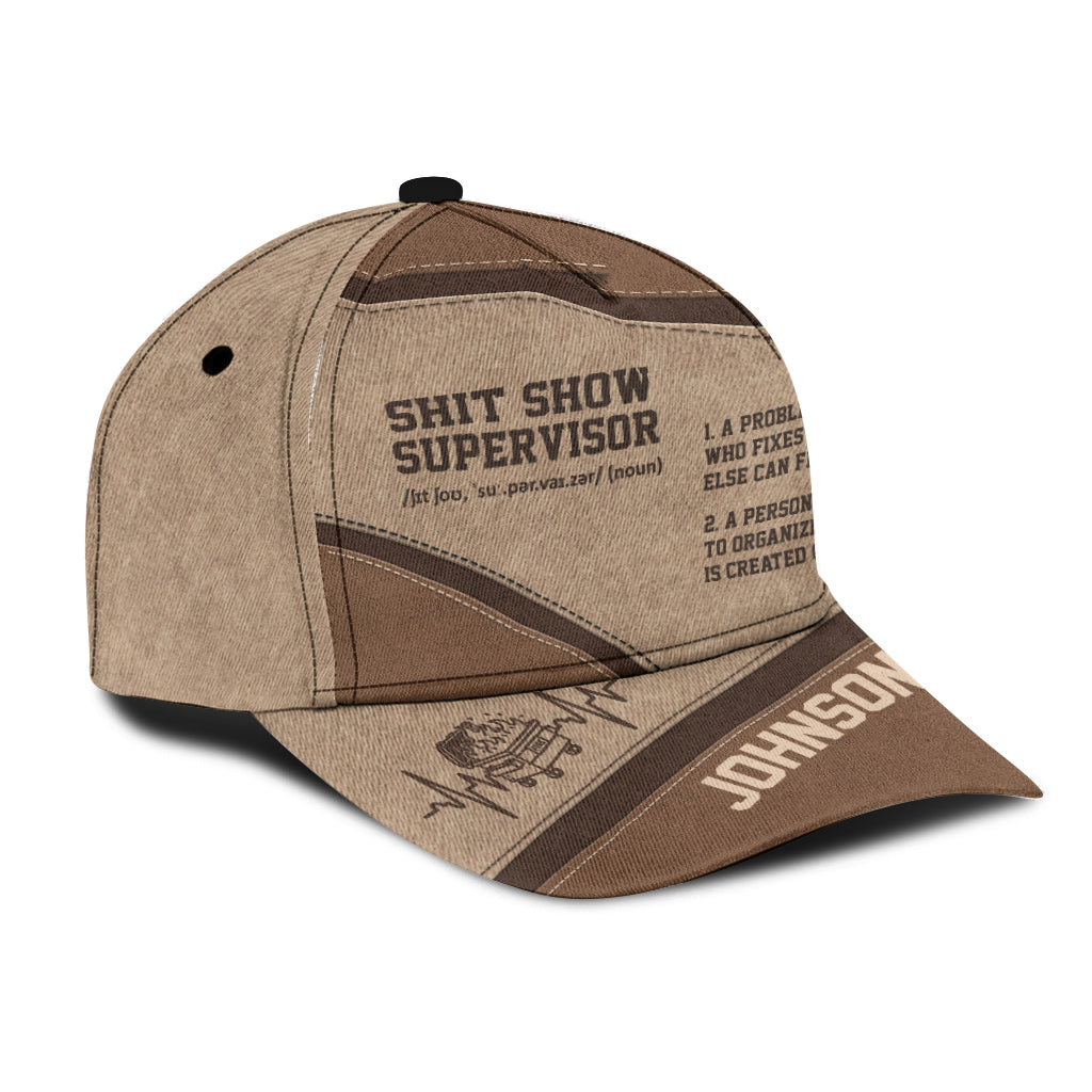 Shit Show Supervisor - Personalized Colleague Classic Cap