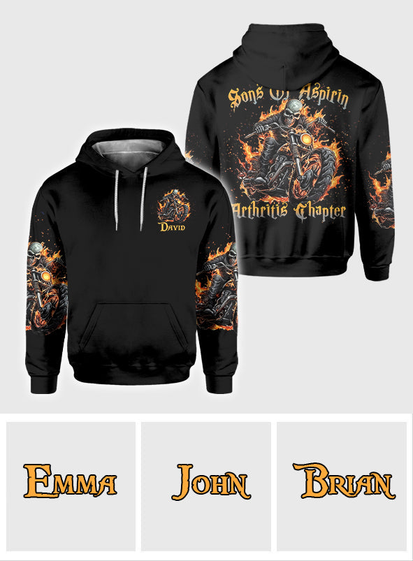 Son Of Aspirin - Personalized Biker All Over Shirt