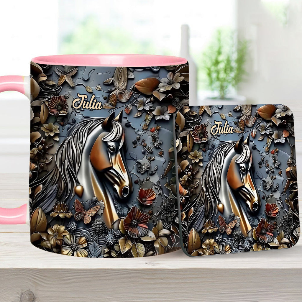 Stunning Horse - Personalized Horse Accent Mug