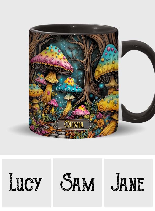 Magic Mushroom - Personalized Mushroom Accent Mug