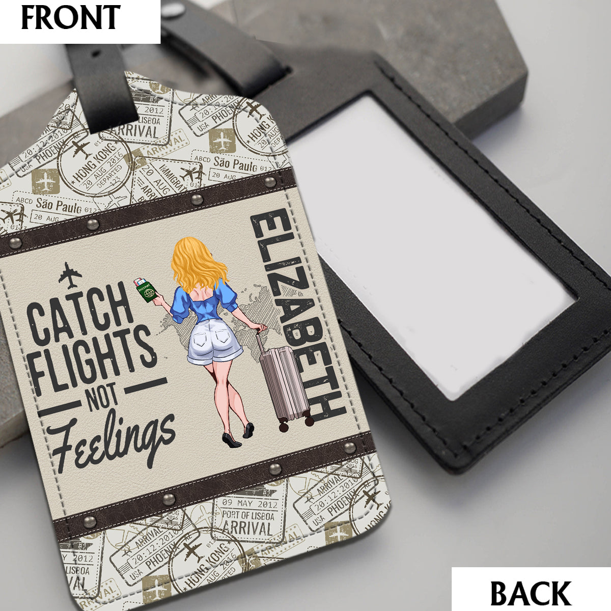 Adventure Awaits - Travelling gift for her, mom, wife, girlfriend, friend - Personalized Set