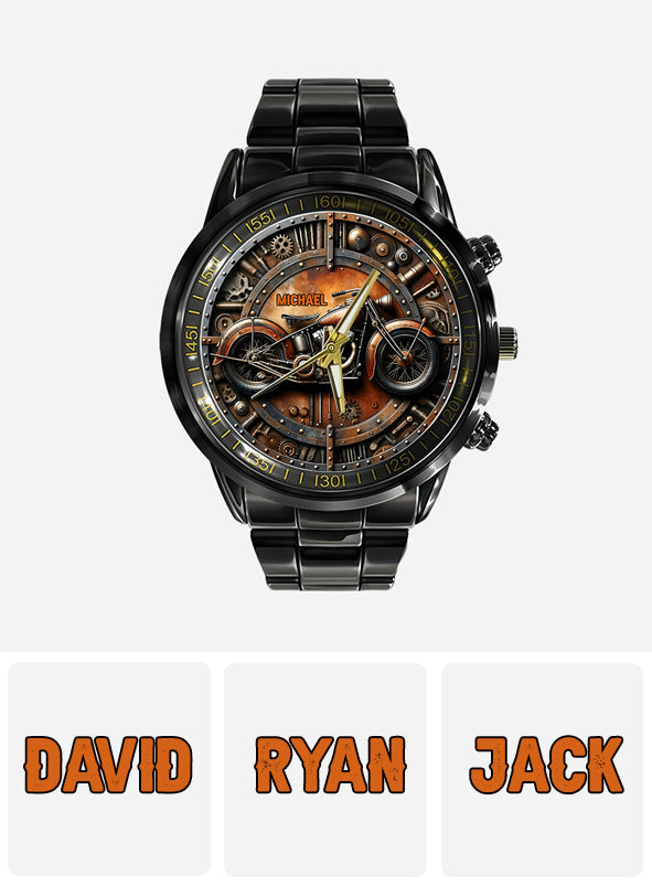 Time To Ride - Personalized Biker Hand Watch