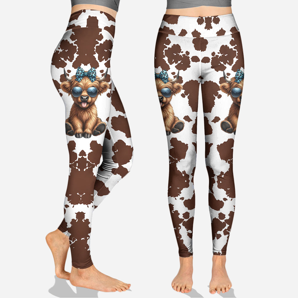 Rock Paper Scissors - Personalized Highland Cow Hoodie and Leggings