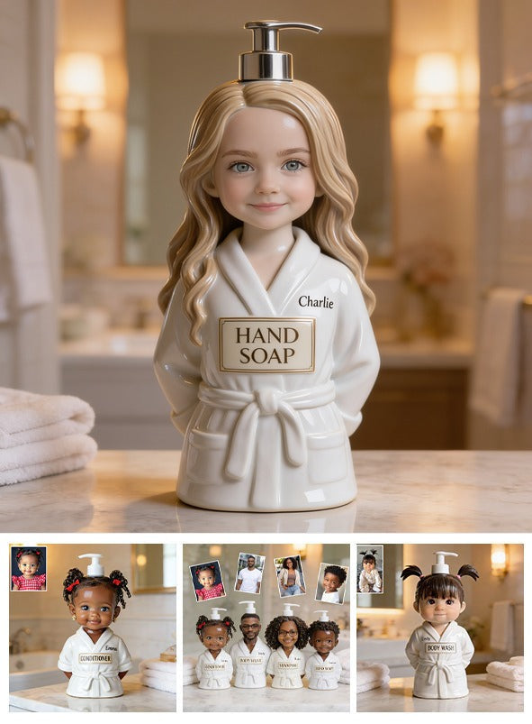 Personalisierter Seifenspender für kleine Mädchen – individuelles Geschenk für das Kinderbad