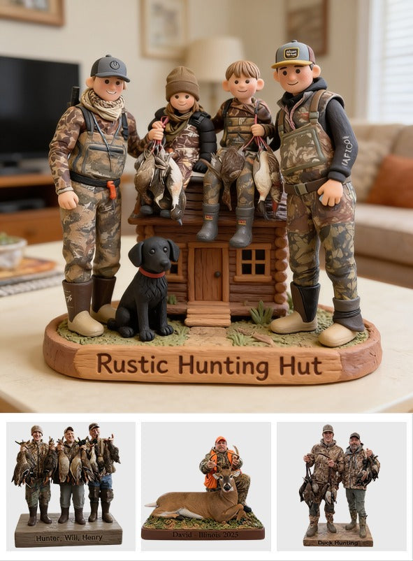 Personalized Hunting Family Custom Shaped Acrylic Plaque Hunting Home Decor Gift