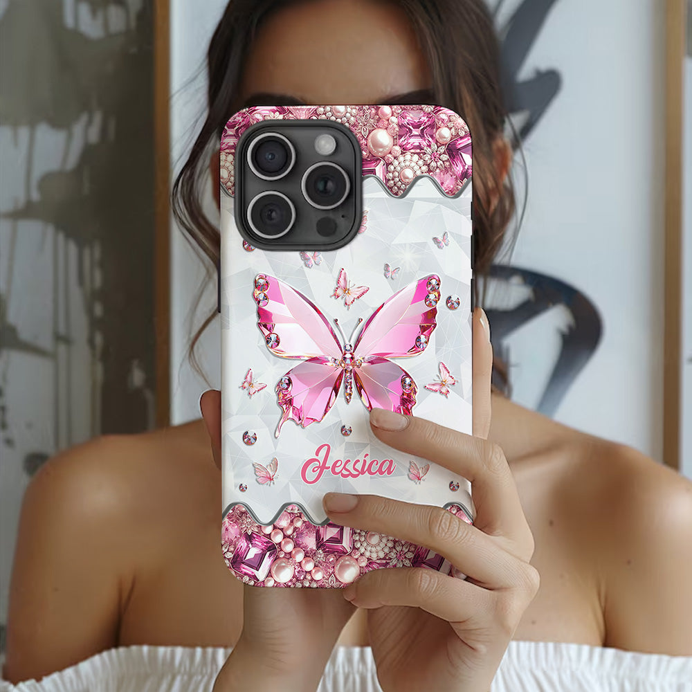 Love Butterfies - Personalized Butterfly Full Print Phone Case