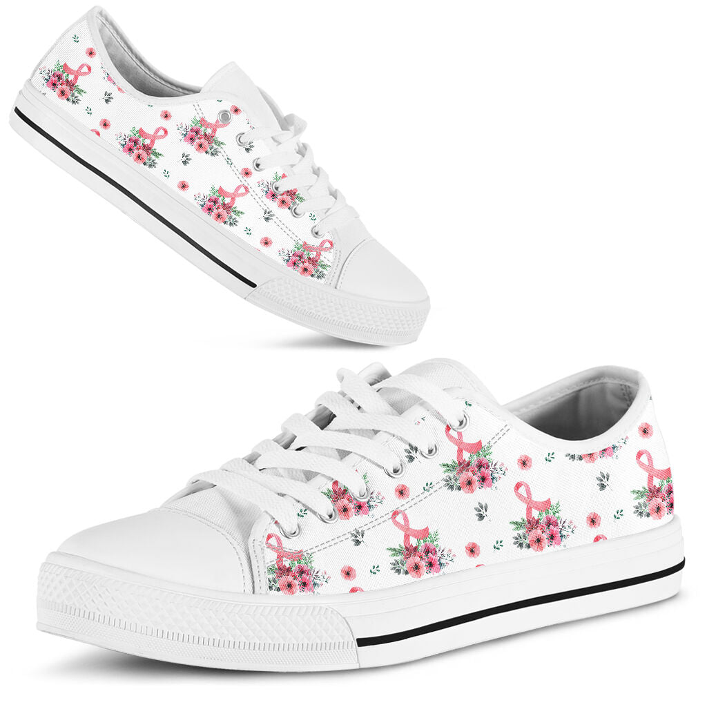 Brustkrebsbewusstsein Brustkrebsbewusstsein Low-Top-Schuhe 0622