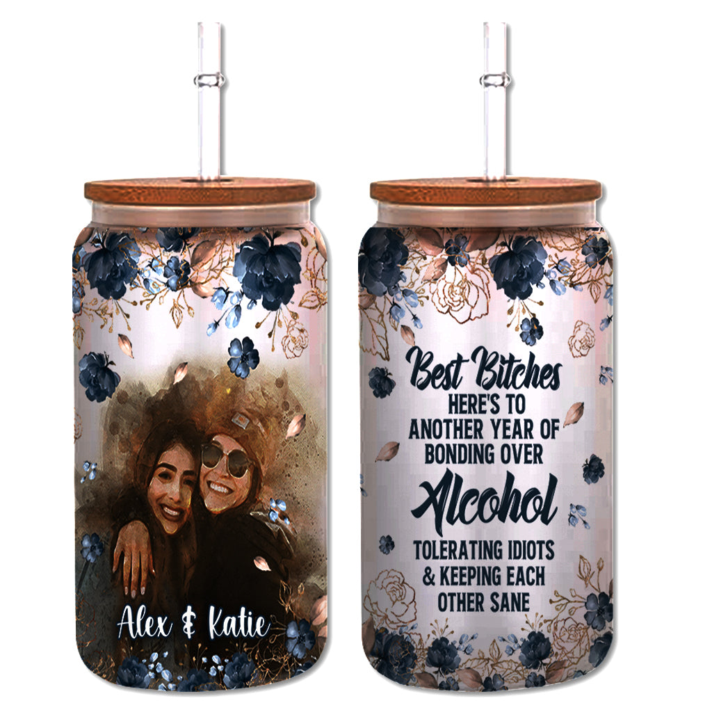 Apparemment, on est des problèmes - Verre à canette personnalisé pour meilleure amie