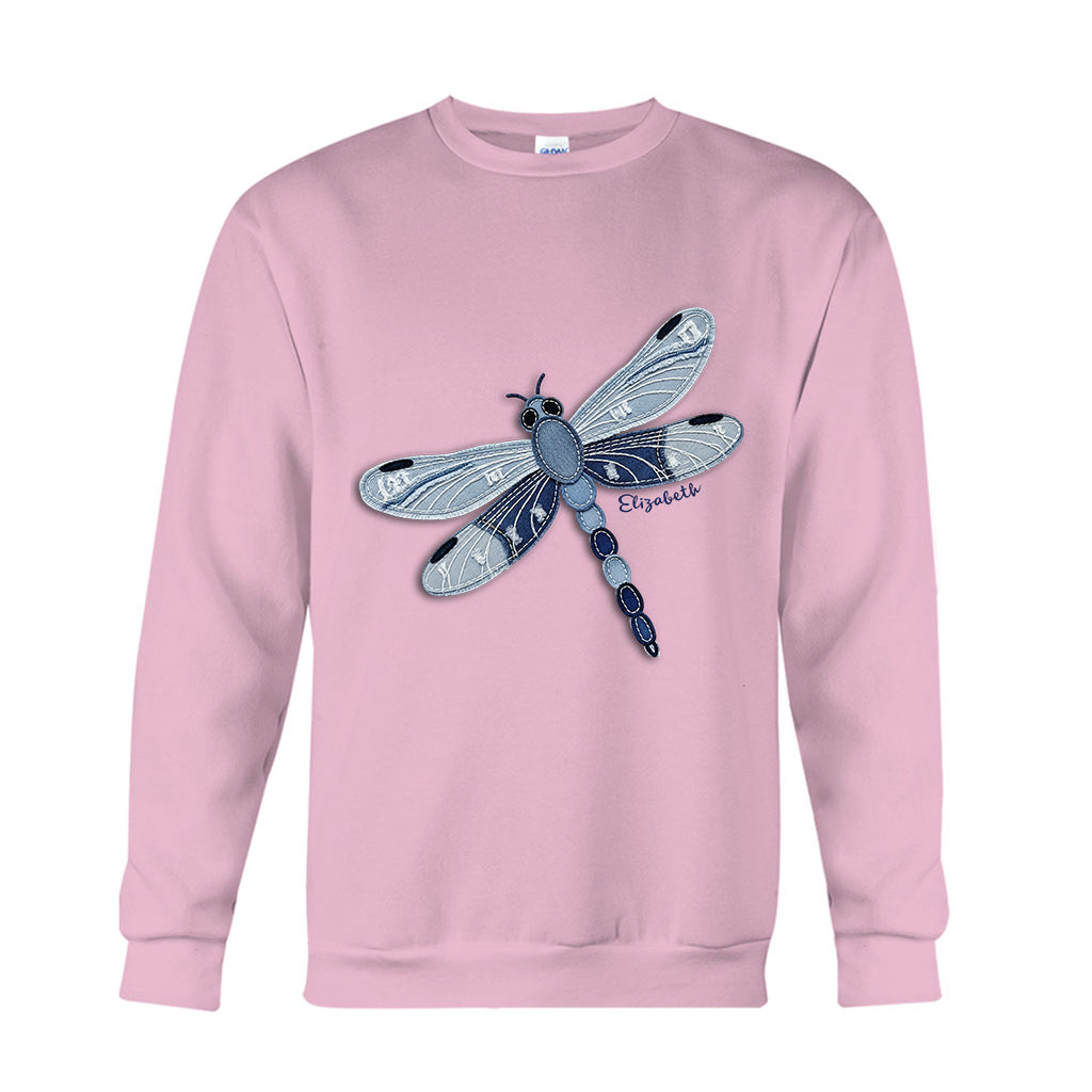 Blue Dragonfly/ Butterfly/ Bee/ Humming Bird - Personalized Gardening T-shirt And Hoodie