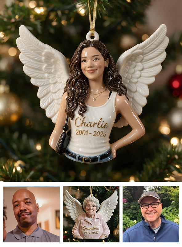 Personalisierte Weihnachts Latina Frau Gedenk 3D Ornament