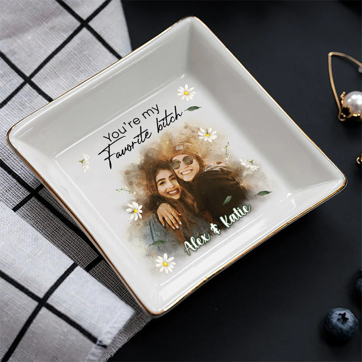 You’re My Favorite - Personalized Bestie Jewelry Dish