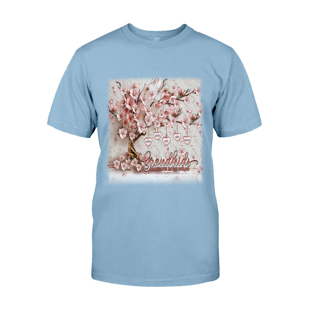 Grandkids Make Life More Grand - Personalized Grandma T-shirt And Hoodie