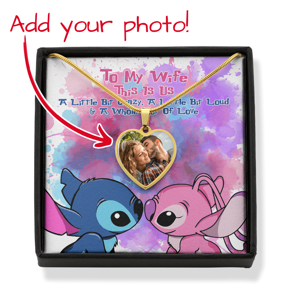 This Is Us – Personalisierte Ohana-Herzanhänger-Halskette für Paare – sth5300