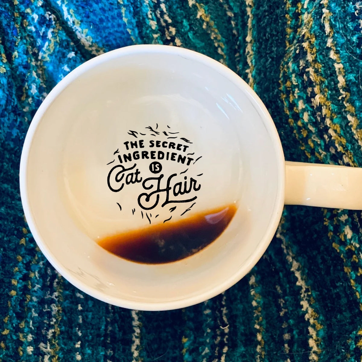 The Secret Ingredient - Personalized Cat Hidden Message Mug