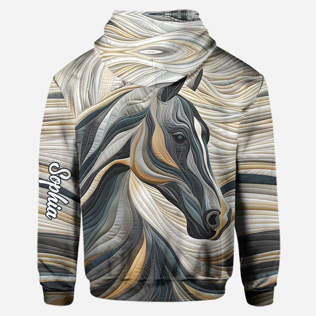 Beautiful Horse - Personalized Horse Hoodie and Leggings