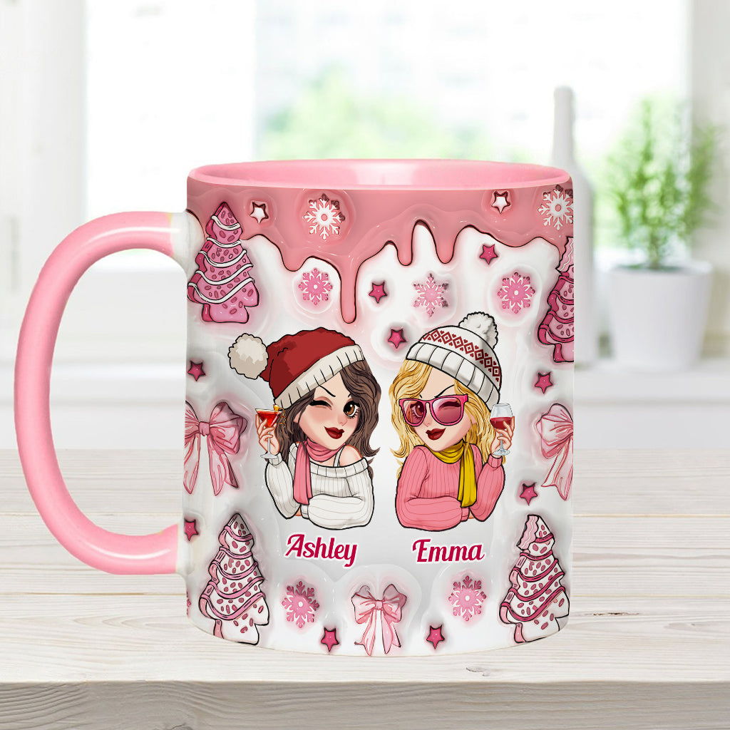 Best Bitches Ever - Personalized Bestie Accent Mug