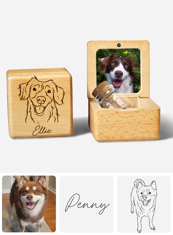 Tu me manques, petit pote ! – Souvenir personnalisé en fourrure pour chien