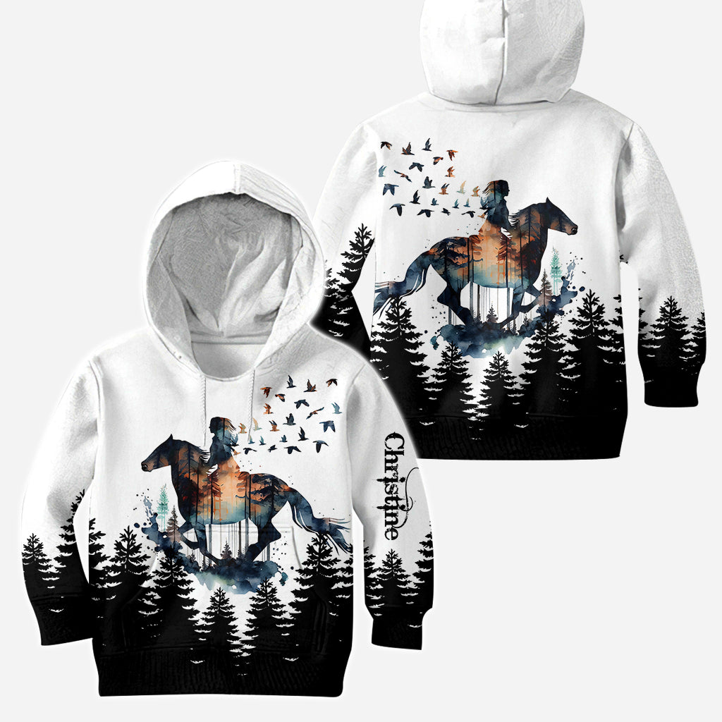 Horse Girl - Personalized Horse Hoodie and Leggings