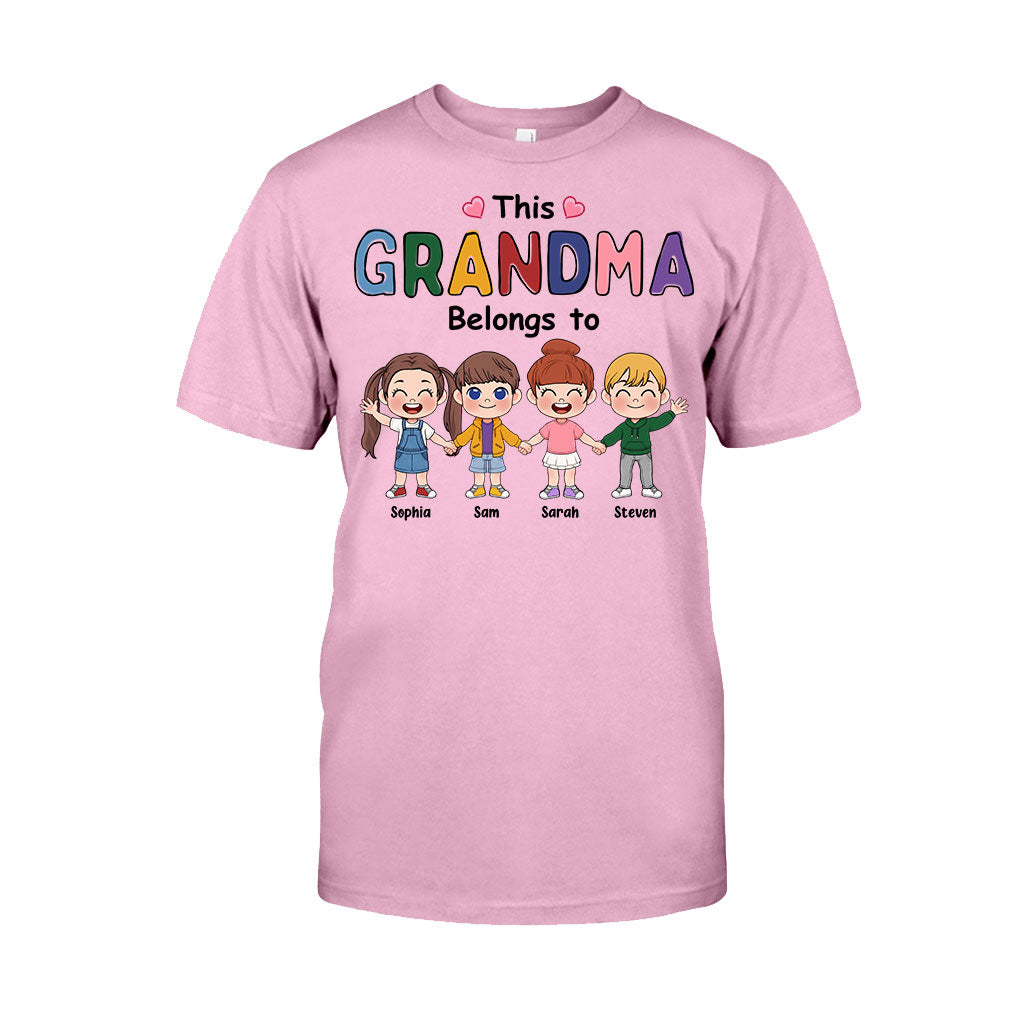 This Grandma Belongs To - Personalized Grandma T-shirt And Hoodie