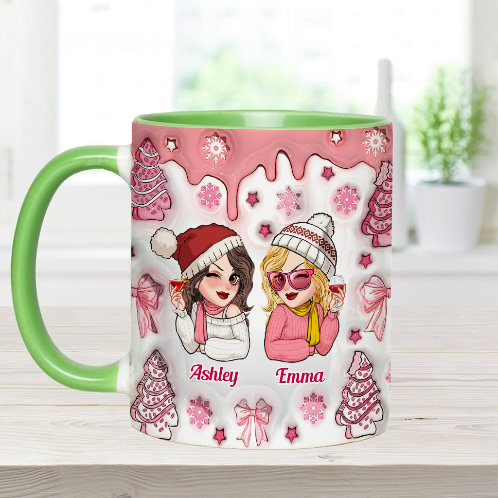 Best Bitches Ever - Personalized Bestie Accent Mug