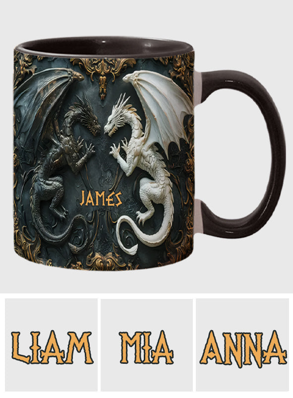 Love Dragons - Personalized Dragon Accent Mug