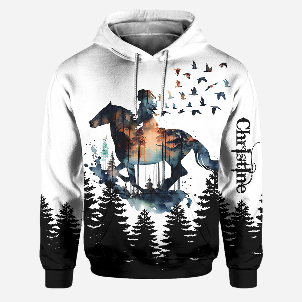 Horse Girl - Personalized Horse Hoodie and Leggings