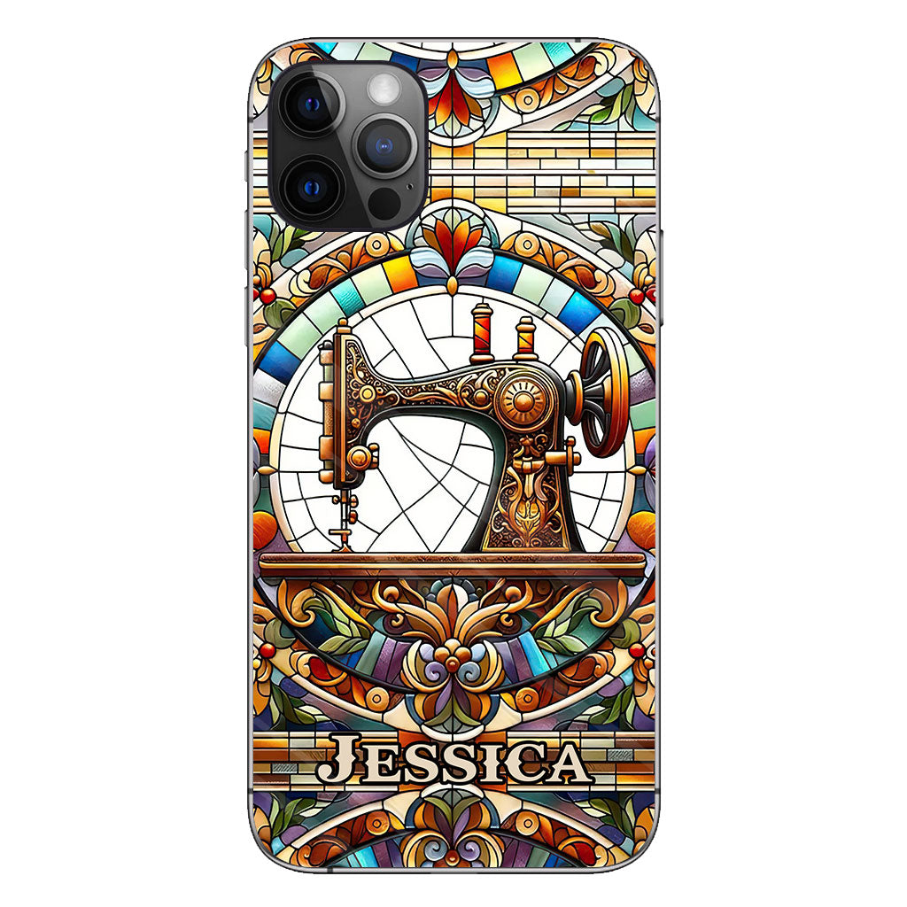 Colorful Sewing Machine - Personalized Sewing Phone Case