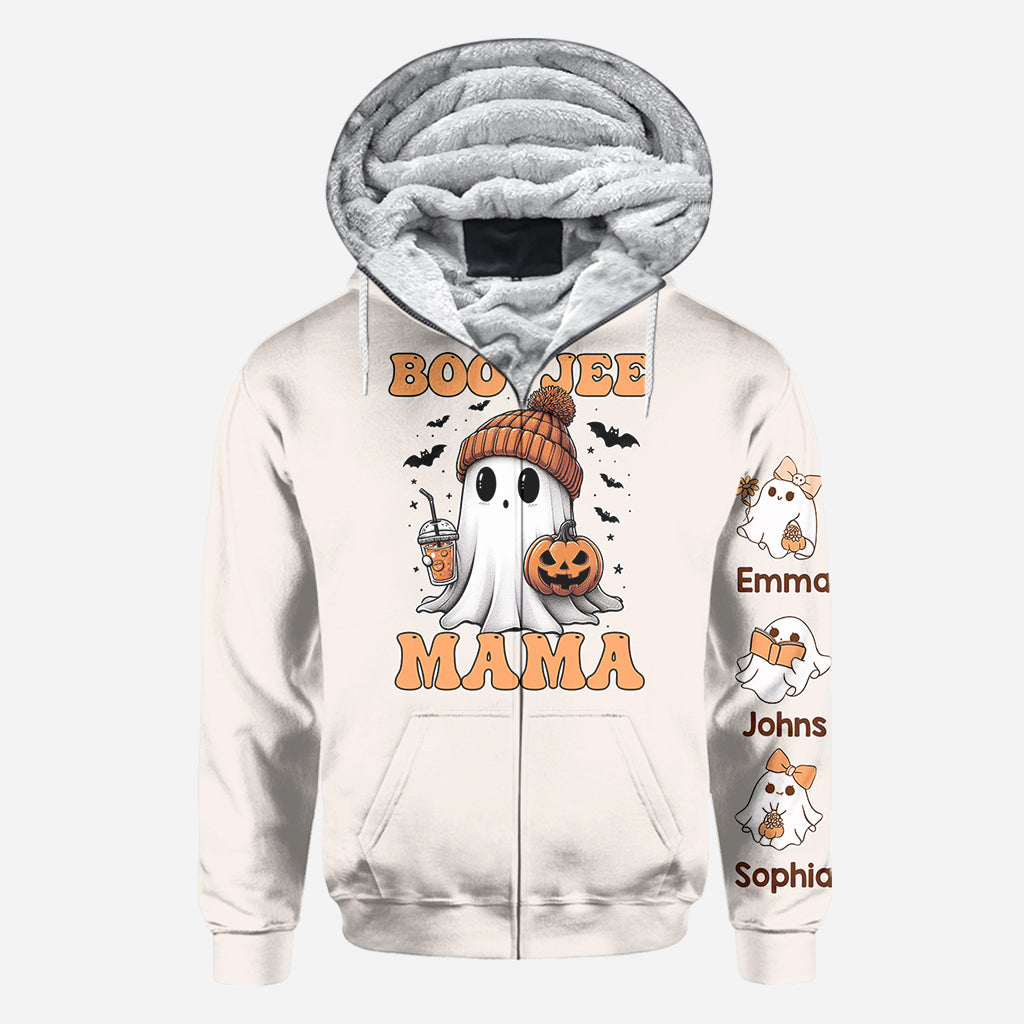 Halloween Boo Jee Mama - Personalized Mother All Over Shirt