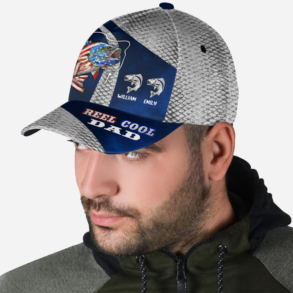 Reel Cool Dad Just Ask - Personalized Fishing Classic Cap