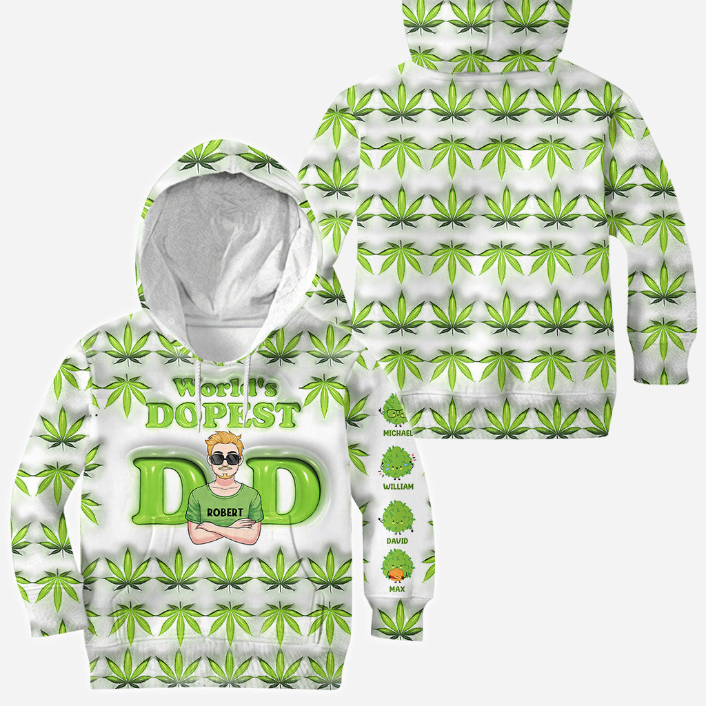 Dopest Dad Ever - Personalized Father All Over Shirt
