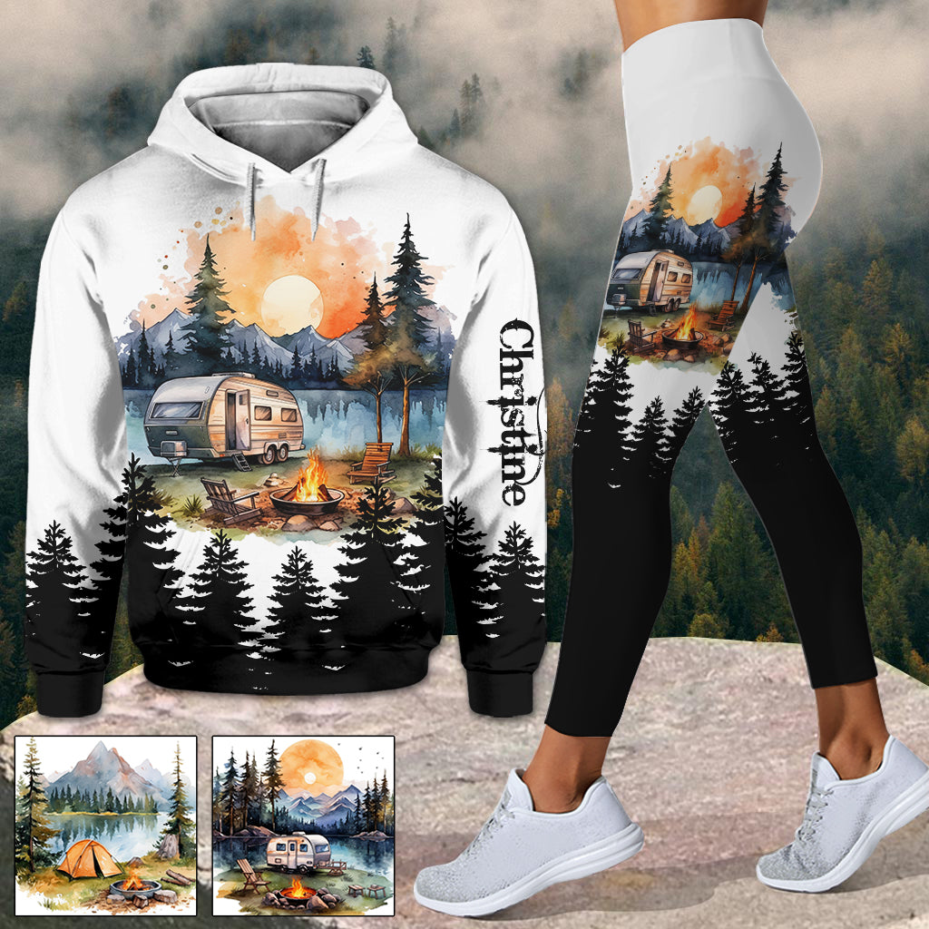 Love Camping - Personalized Camping Hoodie and Leggings
