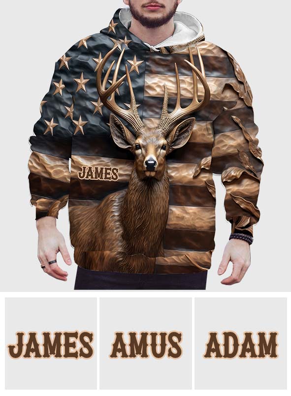 Love Hunting - Personalized Hunting All Over Shirt