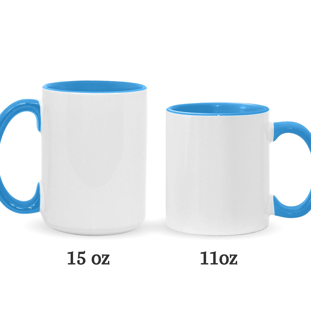 Ice And Fire - Personalized Skull Accent Mug