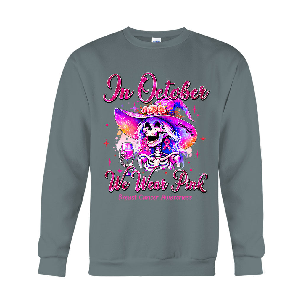 Im Oktober tragen wir Pink – personalisiertes T-Shirt und Hoodie zur Sensibilisierung für Brustkrebs