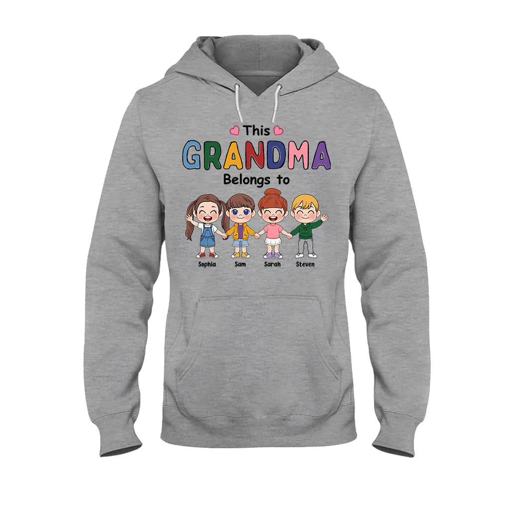 This Grandma Belongs To - Personalized Grandma T-shirt And Hoodie