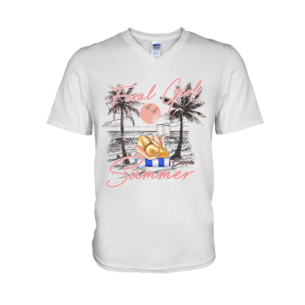 Feral Girl - Personalized Sea Lover T-shirt And Hoodie